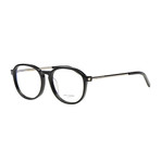 Saint Laurent // Thin Oval Frame // Shiny Black