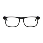 Saint Laurent // Thin Rectangle Frame // Shiny Black