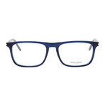 Saint Laurent // Thin Framed Wayfair // Transparent Blue