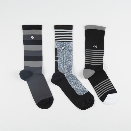 Vybe Athletic Socks // Gray
