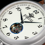 Pramzius Trans-Siberian Automatic + Extra Strap // White (Mineral Crystal)