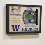 Washington Huskies // Husky Stadium // 25 Layer Wall Art