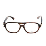 Brioni // Havana Thick Framed Aviator // Shiny Horn Rust