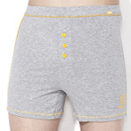 Contrast Piped Boxer // Gray (L)