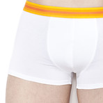 Contrast Band Trunk // White (XL)