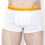 Contrast Band Trunk // White (XL)