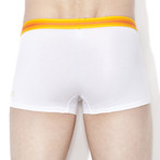 Contrast Band Trunk // White (XL)