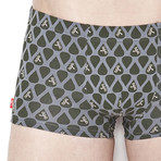 Droplet Print Logo Trunk // Gray (S)