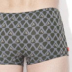 Droplet Print Logo Trunk // Gray (S)