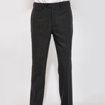 2BSV Notch Lapel Black Textured Suit // Black (US: 44R)