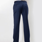 2 Button Notch Lapel Wool Suit // French Blue (US: 44L)