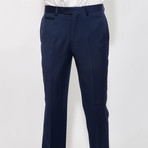2 Button Notch Lapel Wool Suit // French Blue (US: 44L)
