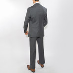2 Button Notch Lapel Wool Suit // Gray (US: 42L)