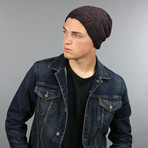 The Beeskie Slouchy Beanie // Black + Charc + Port Marl