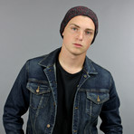 The Beeskie Slouchy Beanie // Black + Charc + Port Marl