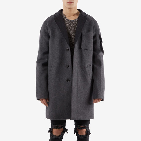 Utility Wool Overcoat // Grey (XS)