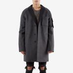 Utility Wool Overcoat // Grey (M)