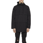 Hooded Pullover Anorak // Black (XS)