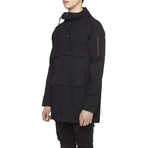 Hooded Pullover Anorak // Black (XS)