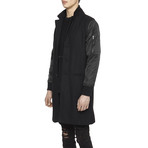 Hybrid Overcoat // Black (L)
