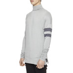 Roll Neck Under Layer Long-Sleeve Tee // Grey (S)