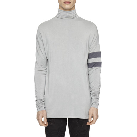 Roll Neck Under Layer Long-Sleeve Tee // Grey (XS)