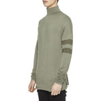 Roll Neck Under Layer Long-Sleeve Tee // Khaki (M)