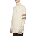 Roll Neck Under Layer Long-Sleeve Tee // Nude (L)