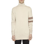 Roll Neck Under Layer Long-Sleeve Tee // Nude (L)