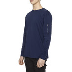 Utility Long-Sleeve Tee // Navy (XS)