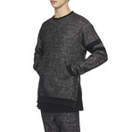 Oversized Wool Sweatshirt // Black (M)