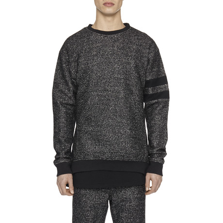 Oversized Wool Sweatshirt // Black (XS)