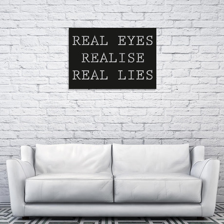 Real Eyes Realise (20"W x 14"H x 1"D)