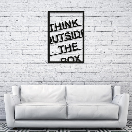 Think Outside The Box (14"W x 20"H)