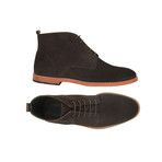 Suede Lace Up Boot // Brown (UK: 9)