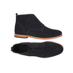 Suede Lace Up Boot // Navy (UK: 9)