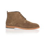 Suede Lace Up Boot // Tan (UK: 9)