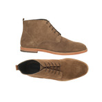 Suede Lace Up Boot // Tan (UK: 11)
