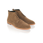 Suede Lace Up Boot // Tan (UK: 12)