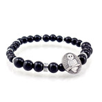 Owl Bracelet // Onyx Stone