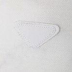 Triangular Patch Polo // White (XL)