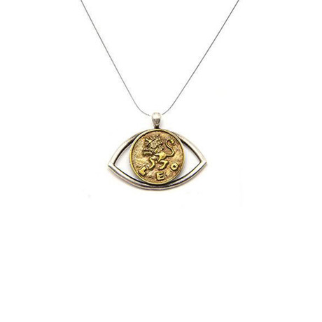 Leo Necklace // Gold (Sterling Silver Chain)