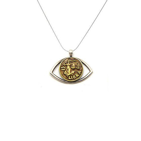 Libra Necklace // Gold (Sterling Silver Chain)