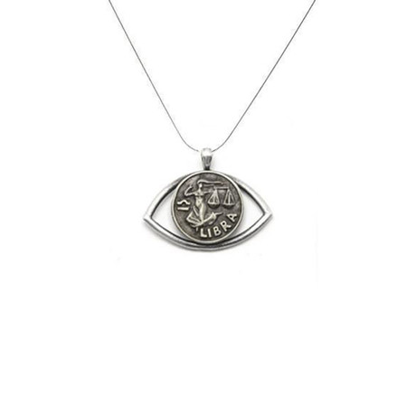 Libra Necklace // Silver (Sterling Silver Chain)
