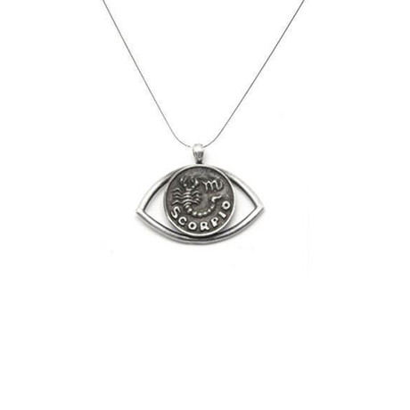 Scorpio Necklace // Silver (Sterling Silver Chain)