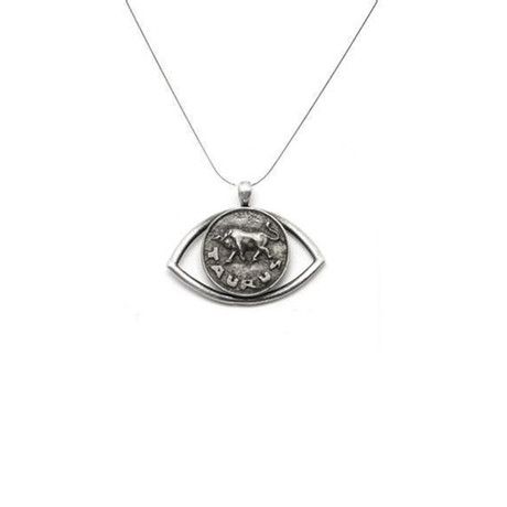 Taurus Necklace // Silver (Sterling Silver Chain)