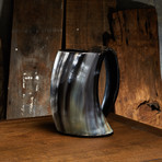 Polished English Pint Drinking Mug // Resin Base