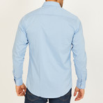 Casey Long-Sleeve Button-Up Shirt // Light Blue (M)