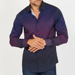 O'Brien Long-Sleeve Button-Up Shirt // Aubergine (L)