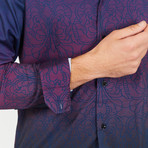 O'Brien Long-Sleeve Button-Up Shirt // Aubergine (L)